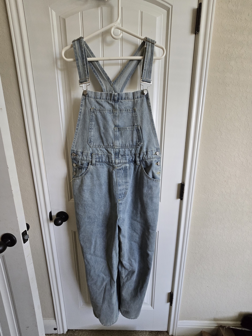 Light Wash Denim Women’s Overalls - Classic Bib Jumpsuit